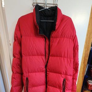 Men's Land End Puffy Winter Coat - Large - Goose down filling